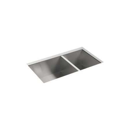 STERLING Under-Mount Large/Medium Kitchen Sink, 32" X 18-5/16" X 9-5/16" 20025-NA